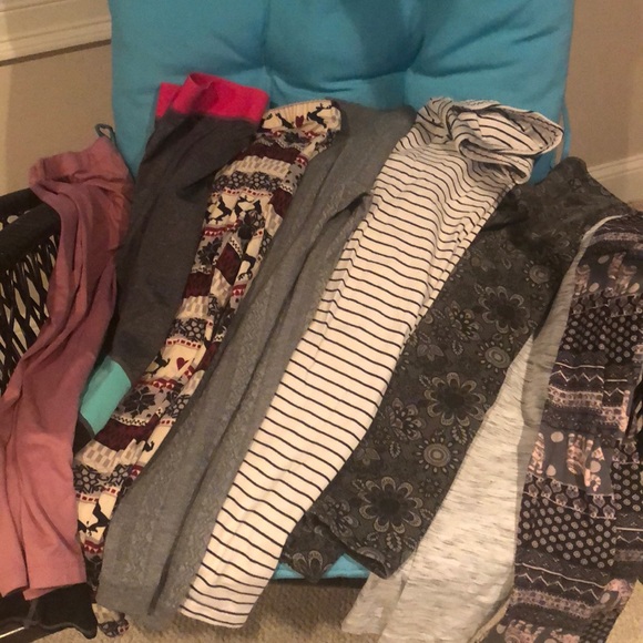 Other - Girls’ Leggings bundle! Size 10-12.  8 pairs!